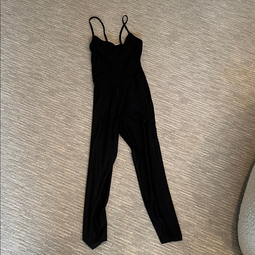 Old Navy Black athlesiure jumpsuit - size small - never worn - Picture 4 of 4